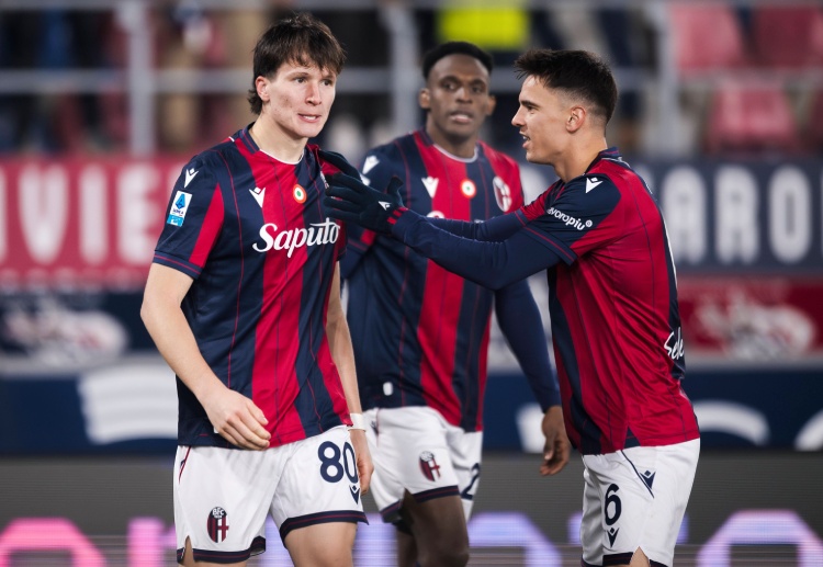 Bologna chạm trán đối thủ mạnh Inter Milan ở vòng 18 Serie A